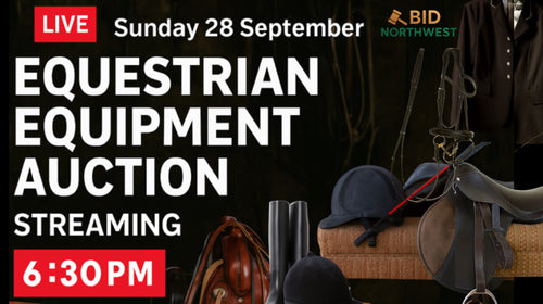 Equestrian Equipment Online Auction | 6:30pm Sunday 28th September 2025